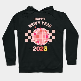 Happy New Year 2023 Disco Ball Hoodie